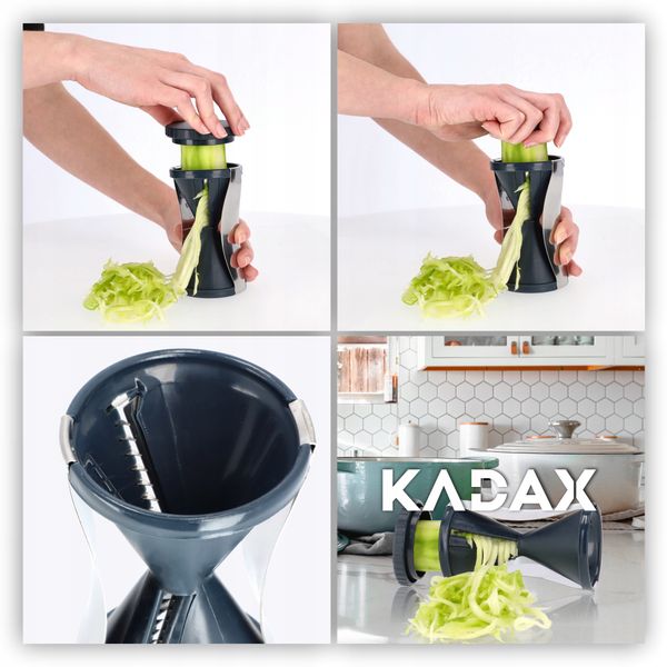 DWUSTRONNA TEMPERÓWKA SPIRALIZER KRAJACZ DO WARZYW zdjęcie 4