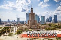 Warszawa – flaga – magnes