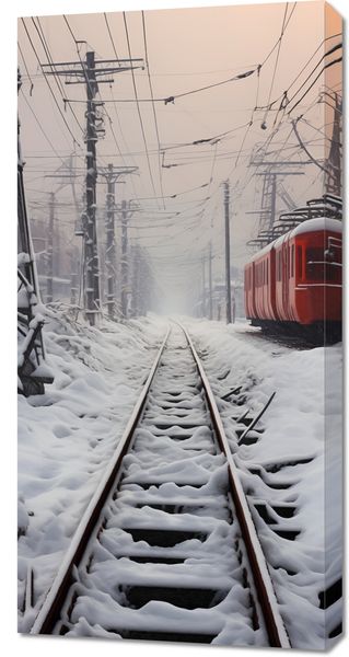 Obraz 50x100cm Podróż po Torach zdjęcie 1