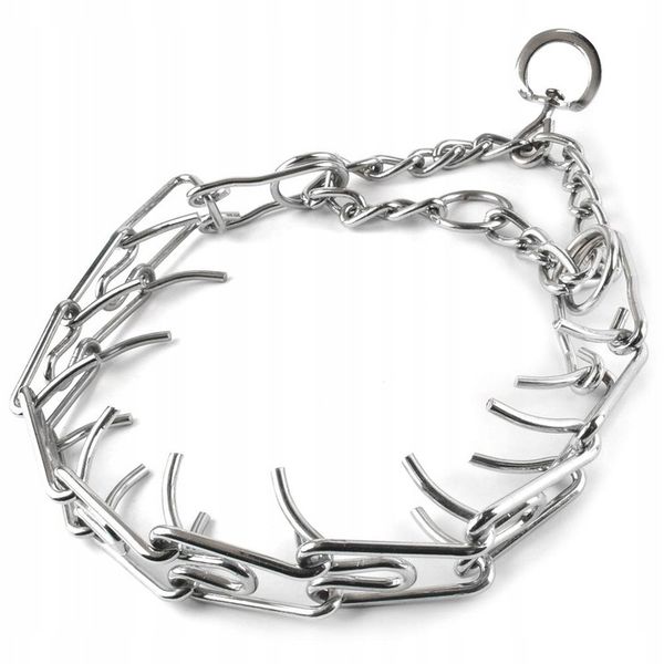OBROŻA KOLCZATKA DO PSA METALOWA MOCNA - XXL 55-65 zdjęcie 2