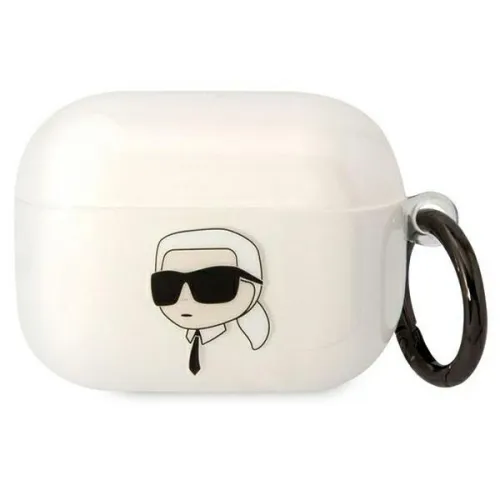 Etui Karl Lagerfeld Karl's Head na AirPods Pro - przezroczyste na Arena.pl