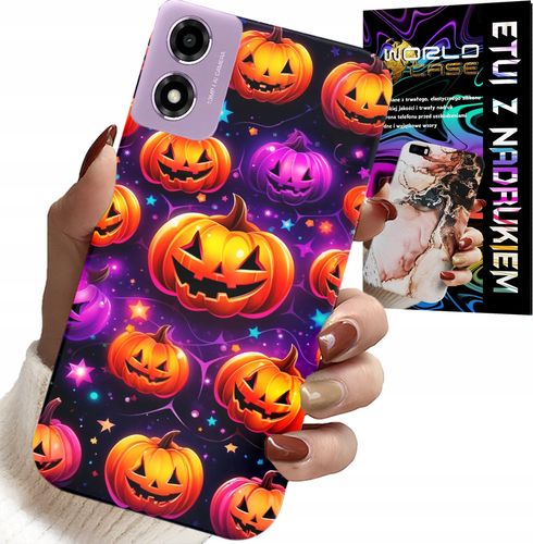 ETUI DO MOTOROLA MOTO E14 - HALLOWEEN, SALEM, STRASZNE DYNIE, WZORY na Arena.pl