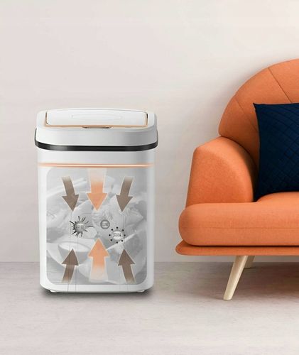 MOZOS Automatyczny kosz na śmieci CZUJNIK RUCHU 15L biały DUŻY na Arena.pl