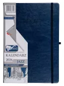 Jazz Kalendarz A4 Tygodniowy Granatowy 2026