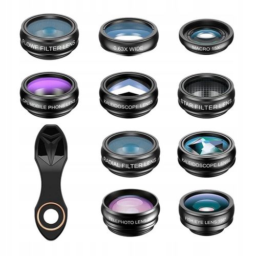 Zestaw obiektywów do telefonu 10w1 Apexel APL-DG10 na Arena.pl