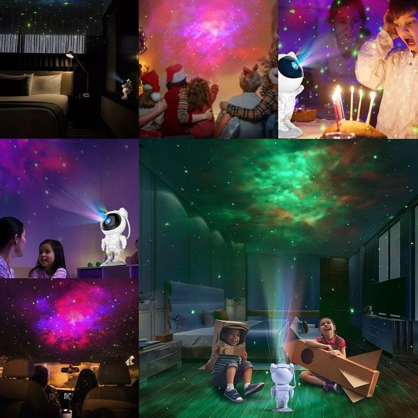 Projektor GWIAZD Lampka nocna ASTRONAUTA + PILOT zdjęcie 11