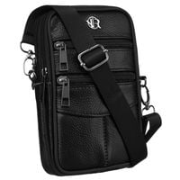 mini torebka-saszetka damska ze skóry naturalnej - rovicky