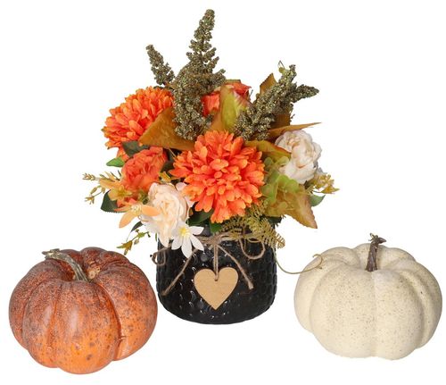 SZTUCZNA DYNIA DEKORACYJNA OZDOBA STROIK JESIEŃ JAK ŻYWA DUŻA na Arena.pl