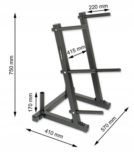 Wytrzymały STOJAK NA OBCIĄŻENIA +GRYFY ENDORFIT na Arena.pl
