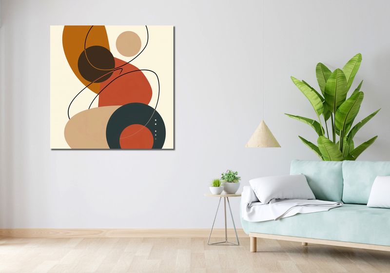 Obraz 100x100cm Geometria Harmonii zdjęcie 2