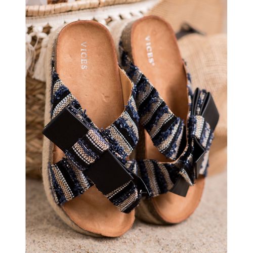 Tekstylne Klapki Na Platformie r.41 na Arena.pl