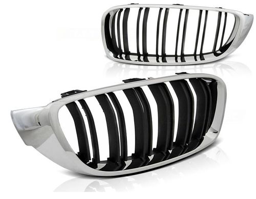 GRILL NERKI BMW 4 F32 F33 13- M4 LOOK CHROM BLACK na Arena.pl