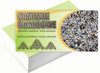 Wizytówki firmowe 100szt WIELE WZORÓW do wyboru KAMIENIE OGRODOWE