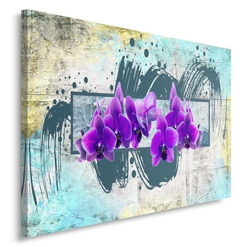 Obraz na płótnie - Canvas, Fioletowe orchidee 2 40x30 na Arena.pl