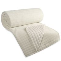 Narzuta 170x210 szenilowa GLORI kremowa nowoczesna elegancka stylowa