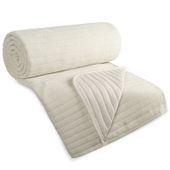 Narzuta 170x210 szenilowa GLORI kremowa nowoczesna elegancka stylowa