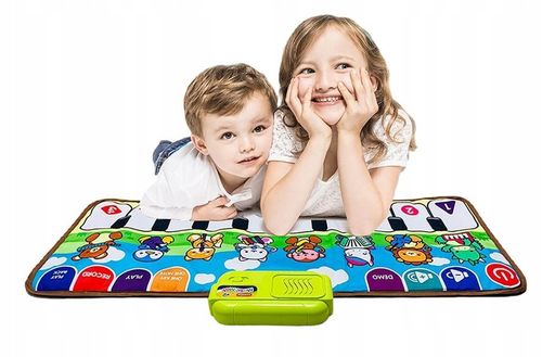 MATA MUZYCZNA DO TAŃCZENIA DLA DZIECI INTERAKTYWNA PIANINKO NAGRYWANIE GRA na Arena.pl