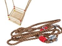 HUŚTAWKA OGRODOWA DLA DZIECI FOTEL BUJAK BARIERKA DREWNIANA DO OGRODU DOMU