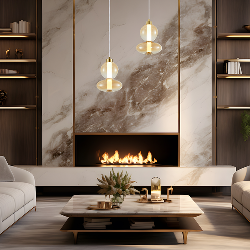 Lampa wisząca DAPHNE AMBER 12W na Arena.pl