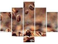 70 100CM OBRAZ 5 ELEM PALONE ZŁOTO DRUK PŁÓTNO