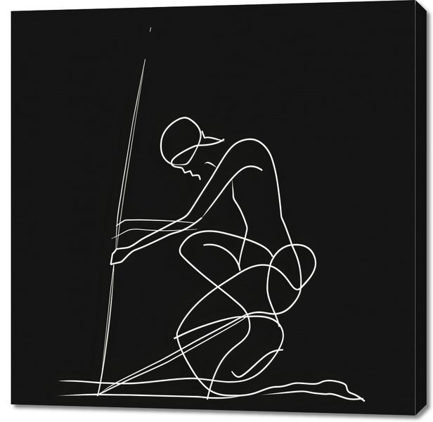 Obraz 100x100cm Linia zdjęcie 1