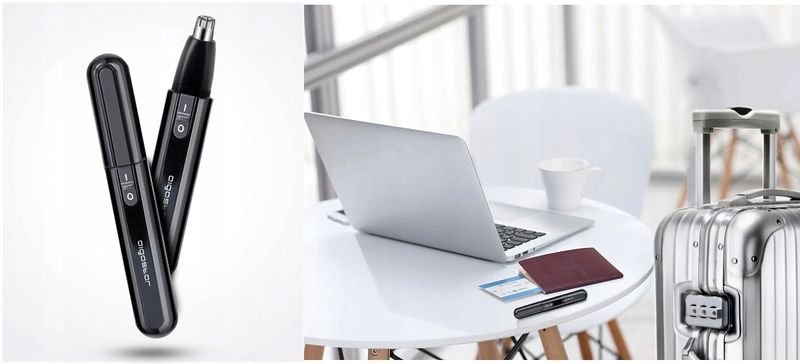 Trymer Maszynka Depilator Do Włosów Z Nosa I Uszu zdjęcie 6