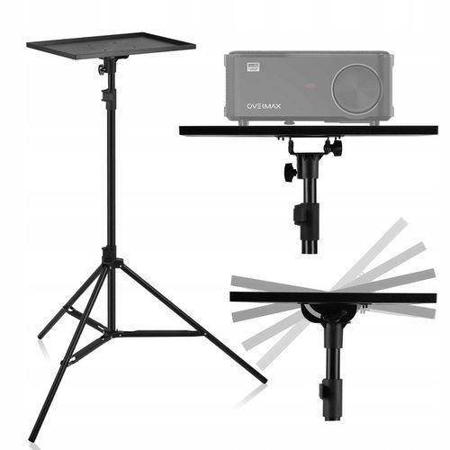 STATYW UCHWYT do projektora rzutnika PÓŁKA TRÓJNÓG do 10kg w:180cm 40x27cm na Arena.pl