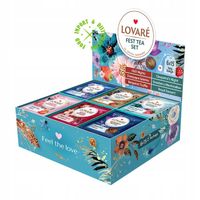 Zestaw Herbat LOVARE Kolekcja FEST TEA idealny prezent 6 smaków 90 kopert