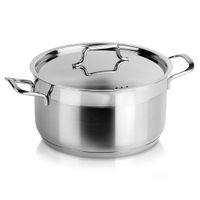 Garnek Orion Anett z Pokrywką Stalowy Nierdzewny 22 cm 4,3L Premium