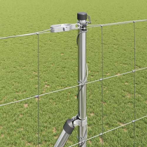 Ogrodzenie pastwiskowe Srebrny 25 x 1.5 m Stal galwanizowana na Arena.pl