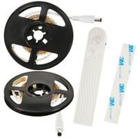 Taśma LED na Baterie z Czujnikiem Ruchu USB Energooszczędna Zimny Biały 1m