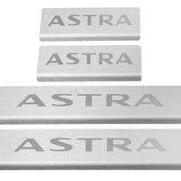 Listwa progowa OPEL/VAUXHALL ASTRA MK7/K/V Stal nierdzewna 304 mat 4szt