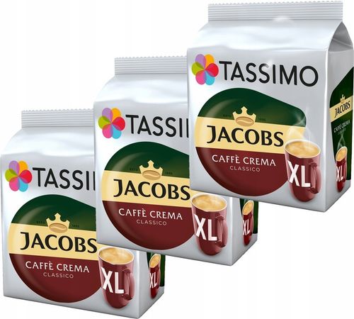 Kapsułki TASSIMO Jacobs Crema Classico XL 3x 16 na Arena.pl