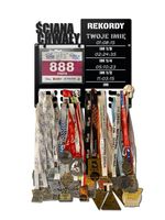 Wieszak na medale i numery startowe REKORDY TRIATHLON twoje imię 354.1