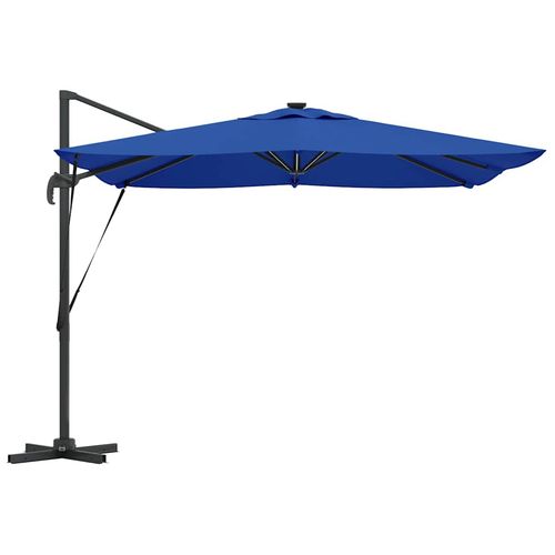 Parasol plażowy lazurowy błękit 286 x 285 x 270 cm Aluminium na Arena.pl