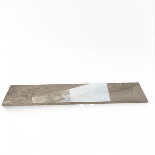 Płytki na schody polerowane, szary marmur, bez nacięć, minimalizm 140x30 na Arena.pl