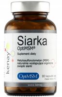Siarka MSM 500mg OptiMSM Kenay 90 kapsułek