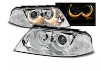 LAMPY REFLEKTORY DO VW PASSAT B5 FL 3BG Od 2000 DO 2005 Roku RINGI SOCZEWKI