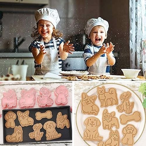 Foremki do ciastek do wycinania 3D z motywem psów na Arena.pl