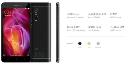Xiaom Redmi NOTE 4 PRO 4/64GB Snapdragon LTE800 BL na Arena.pl