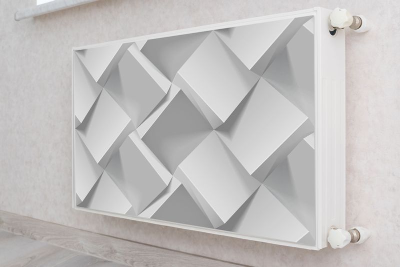 Mata Magnetyczna Na Grzejnik GEOMETRYCZNE Wzory Efekt 3D 100cm x 60cm zdjęcie 4