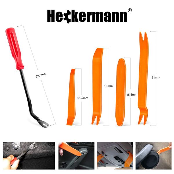 Samochodowy Zestaw Klipsów I Otwieraków Heckermann 675 Szt zdjęcie 4