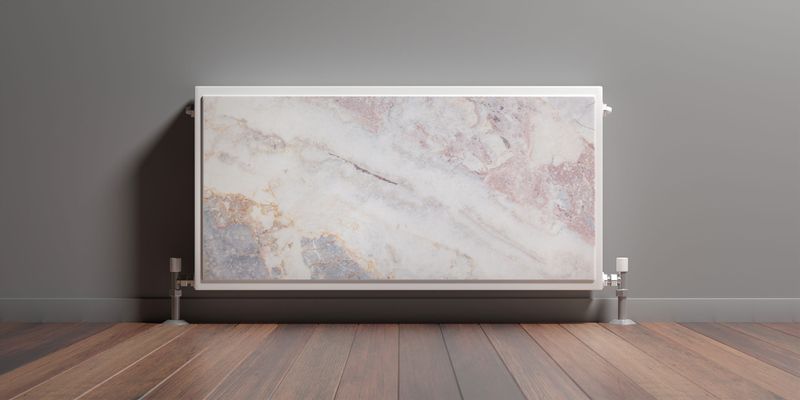 Mata MAGNETYCZNA Grzejnika Marmur Abstrakcja 120cm x 60cm zdjęcie 3