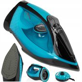 ŻELAZKO PAROWE BEZPRZEWODOWE PAROWNICA STOPA CERAMICZNA STRAŻAK 2200W