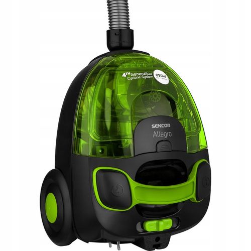 Mocny odkurzacz bezworkowy 890W HEPA dla alergików 76 dB Sencor SVC 510GR na Arena.pl
