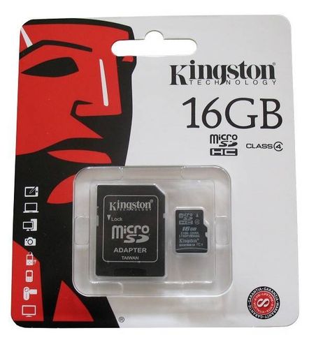 KINGSTON ORYGINALNA KARTA 16GB MICRO SDHC CLASS 4 na Arena.pl