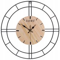 Zegar Ścienny Metalowy Wiszący Vintage Rzymski Na Ścianę Loft 60 cm