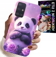 ETUI DO SAMSUNG GALAXY A51 - SŁODKA PANDA WZORY DLA DZIECI + SZKŁO