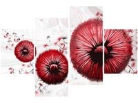 140CM 70 OBRAZ CZERWONE DMUCHAWCE ŚCIENNY