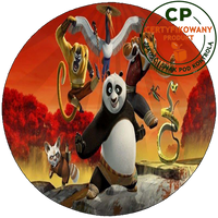 Opłatek na tort Kung fu Panda